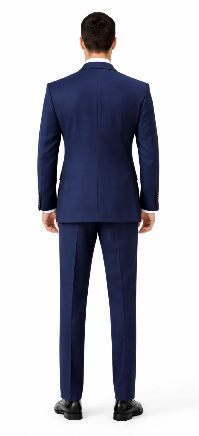 Rossiman Blue Slim Fit Suit-Tailored & Modern
