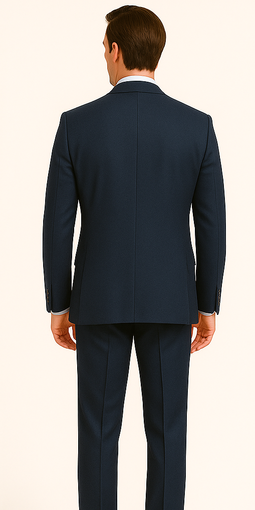 Rossiman Slim Fit 3-Piece Blue Suit for Men