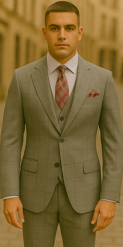 Rossiman Men's Classic Formal Suit