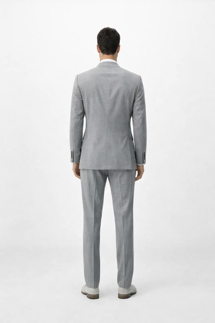 Rossiman Dress Suit Classic Two-Button Grey