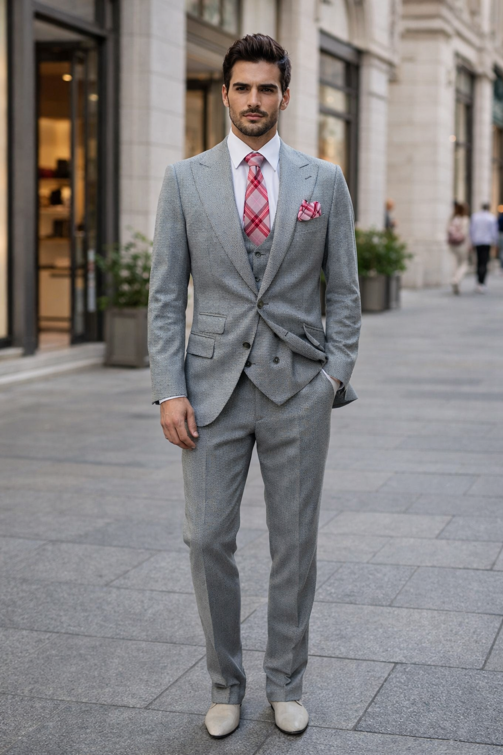 Rossiman Men's Classic Formal Suit
