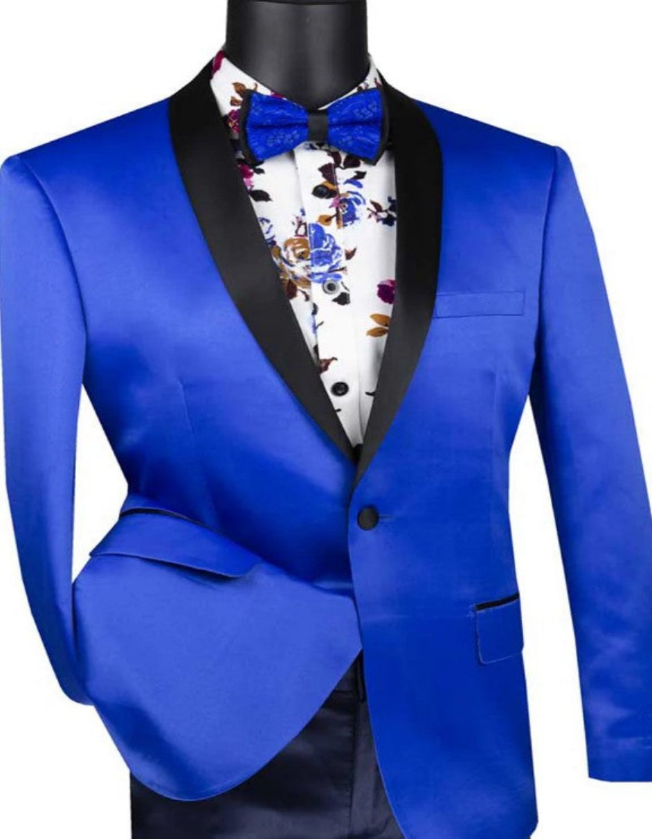 Royal Blue Prom Suit Modern Fit by Men's Tuxedo USA