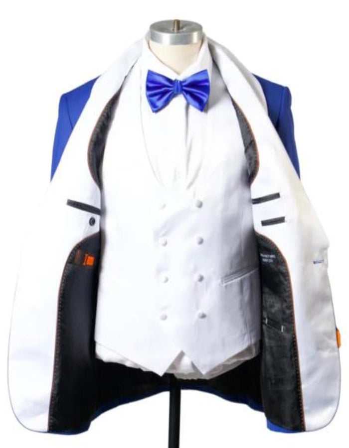 Royal Blue Homecoming Suit with Vest