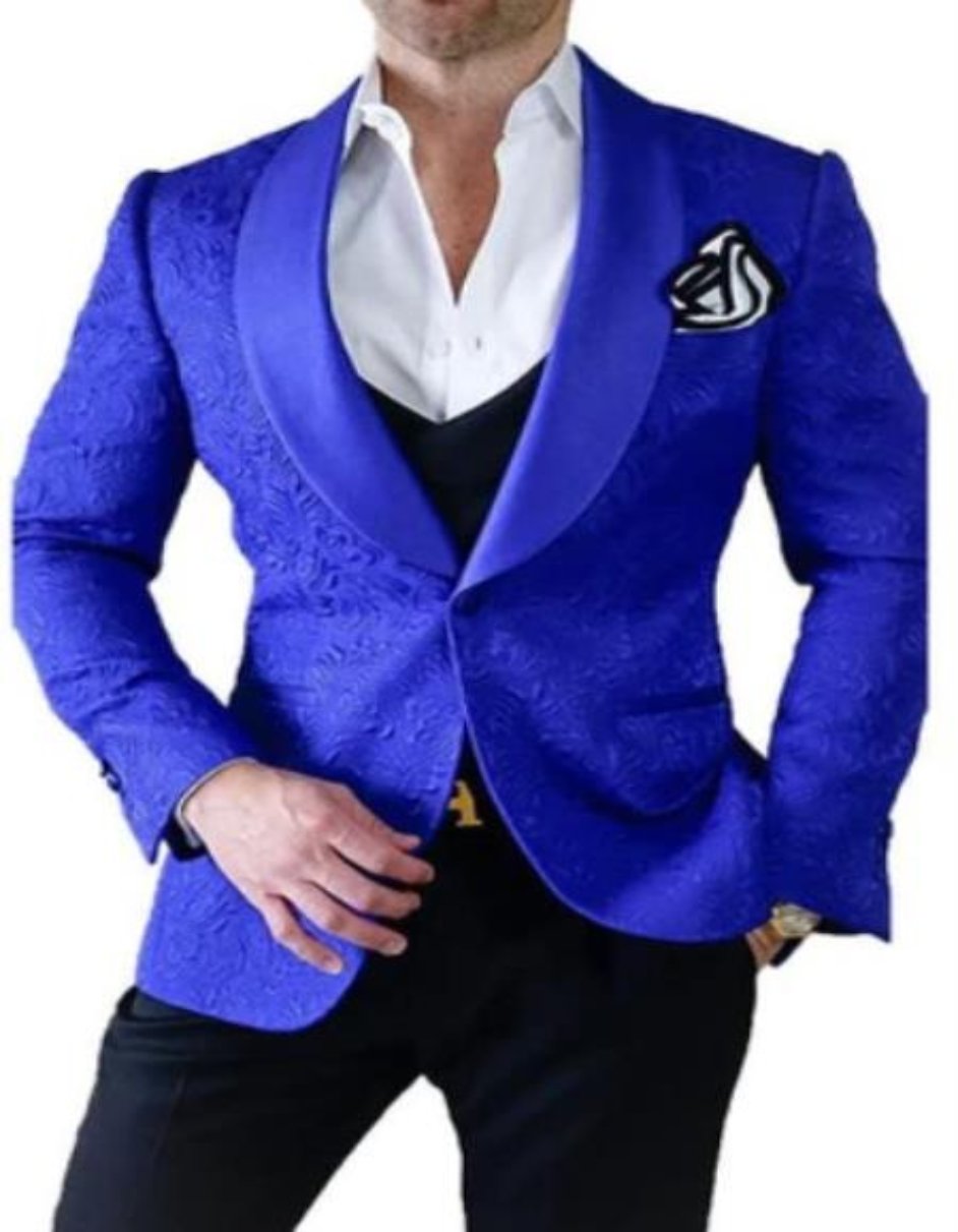 Royal Blue Prom Suit and Tuxedo for Men