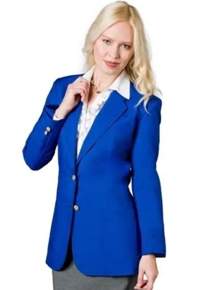 Ultralux Women's Royal Blue Blazer by Executive Apparel