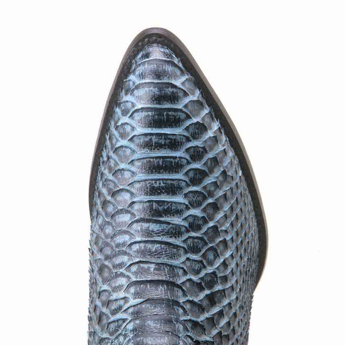Los Altos Blue Python J-Toe Western Boot