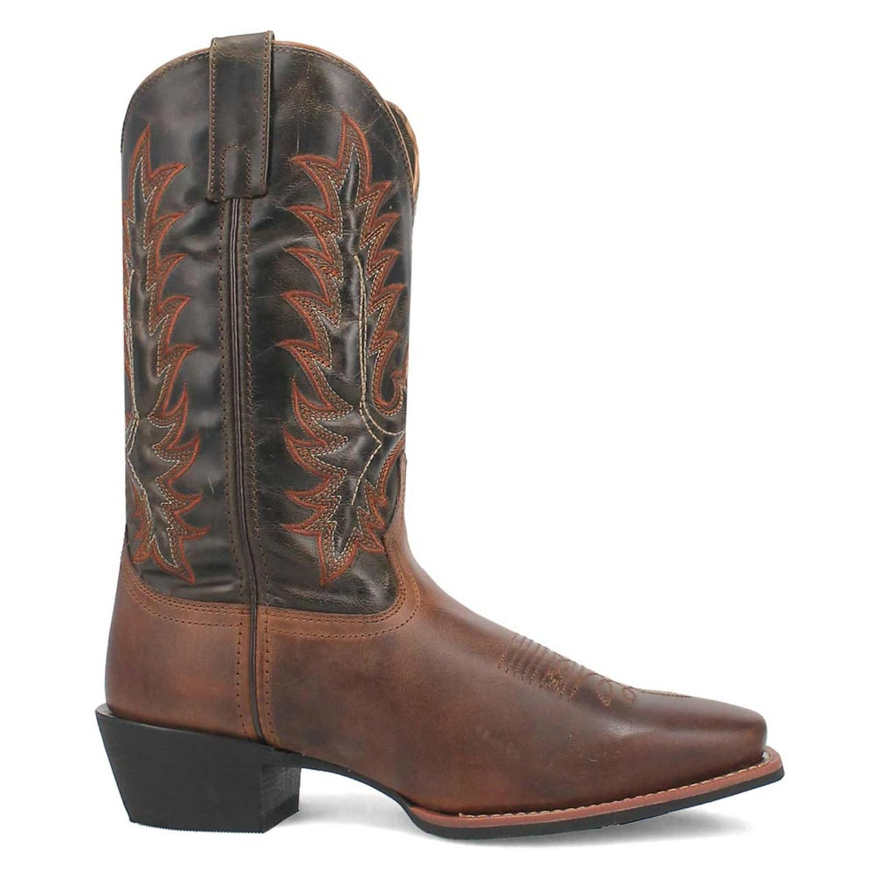 Laredo Kent 12" Rust/Olive Cowboy Square Toe Boot