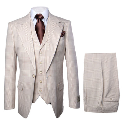 ROSSI MAN SAM RM2314 Wool 3 Piece Suit