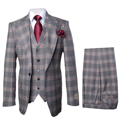 ROSSI MAN SAM RM2316 Wool Three Piece Suit