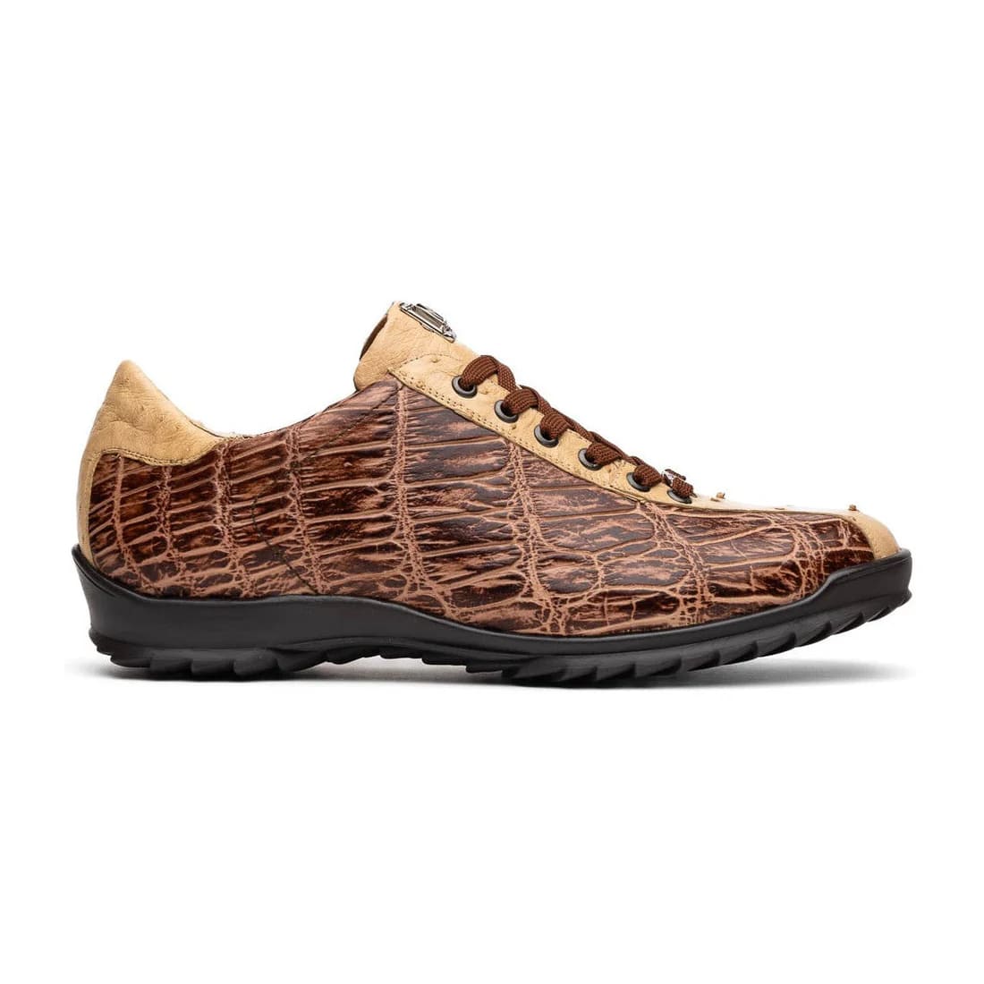 Marco Di Milano Orix Beige Brown Exotic Sneakers