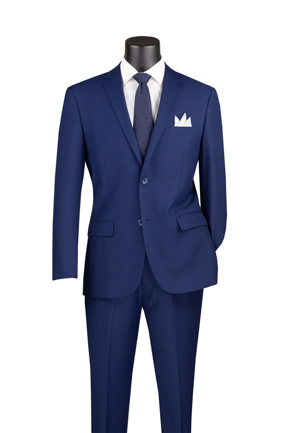 Slim Fit Men's 2 Piece Suit in Patriot Blue