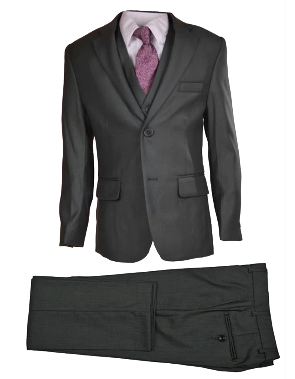 SD040-5Pc Gray Poly Suit