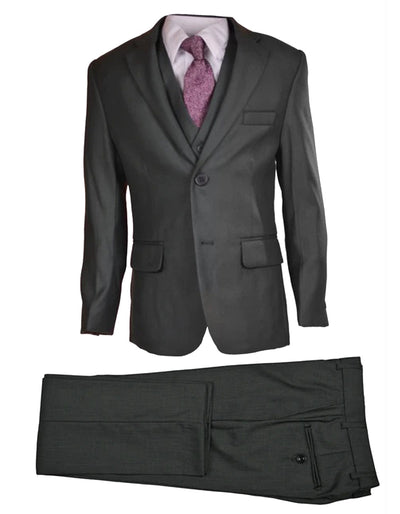 SD040-5Pc Gray Poly Suit
