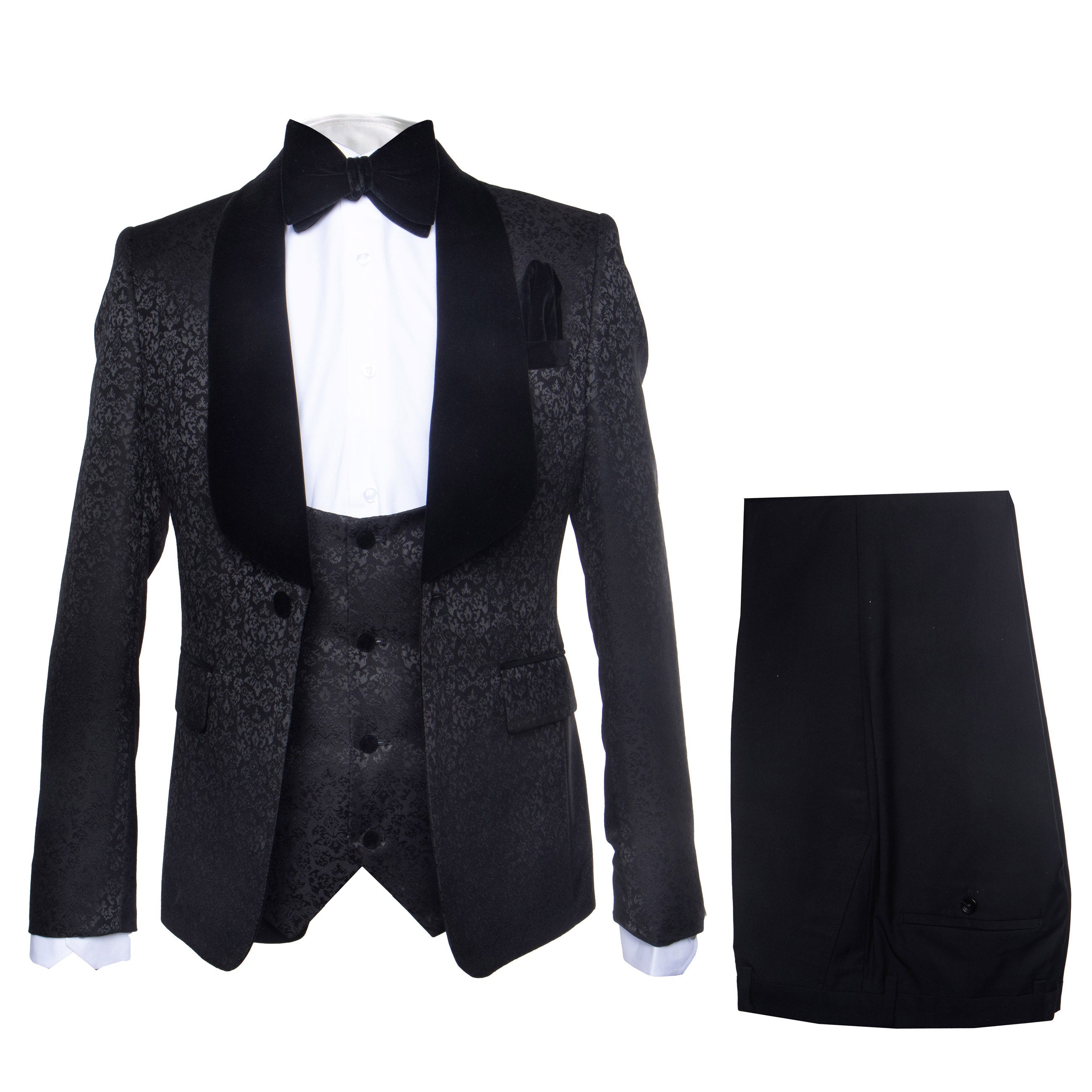 Rossi Man RM1446 Smoking Style Tuxedo Suit