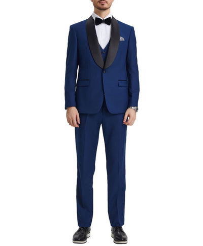 Stacy Adams Indigo 3-Piece Hybrid Tuxedo