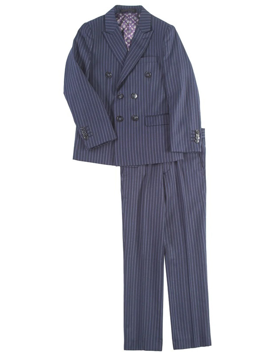 Double Breasted Pinstripe Suit for Boys