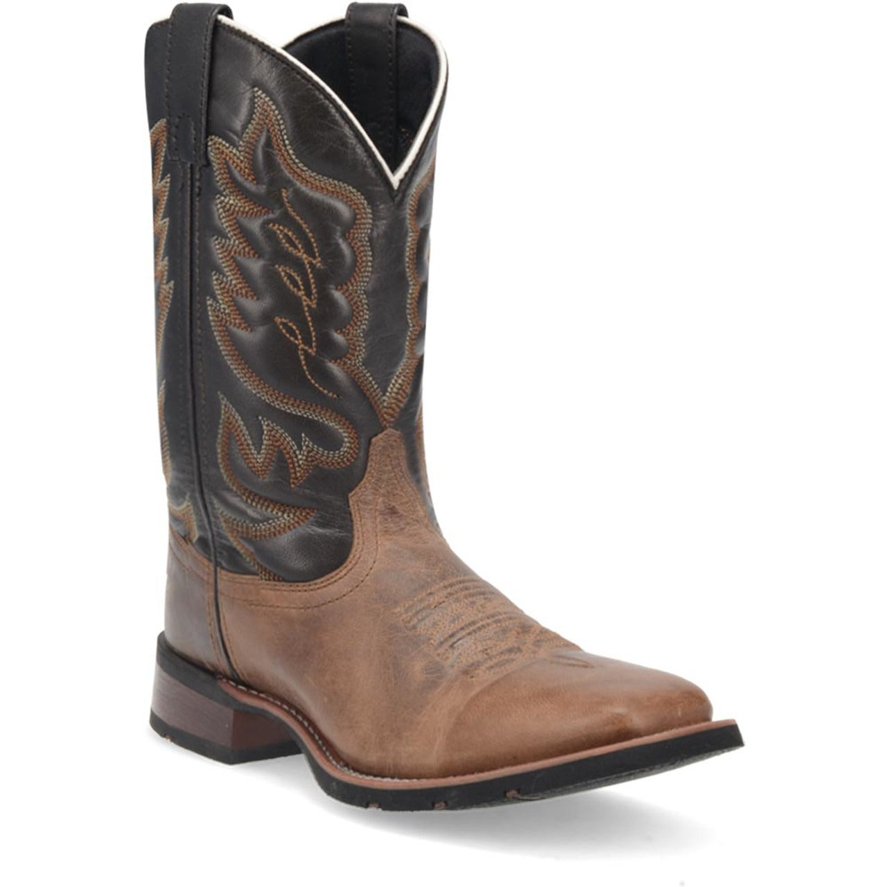 Laredo Montana Sand & Brown Leather Mens Boots