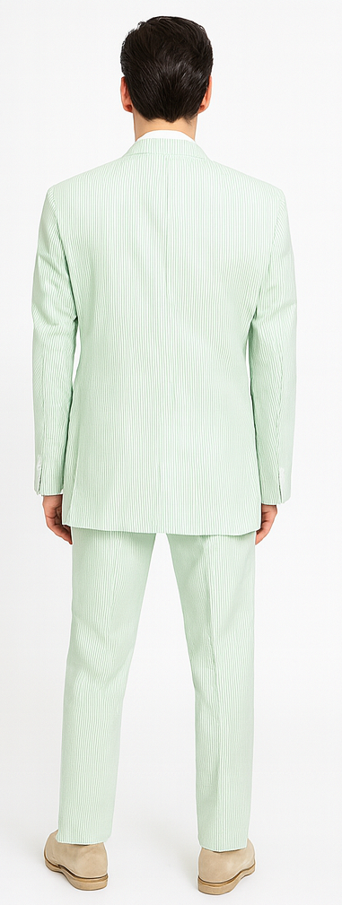 Sear Sucker Suit Seersucker Suit Mens 2pc Whitelime Mint Seersucker Sear sucker Suits