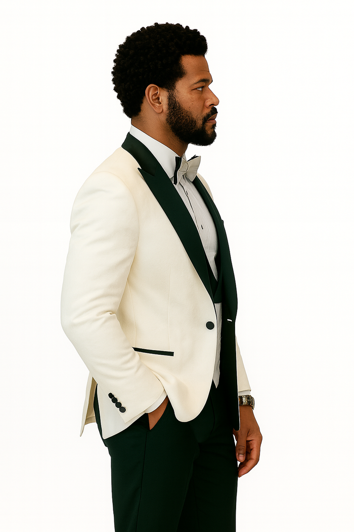 Hilton Paisley Peak Lapel Tuxedo Set
