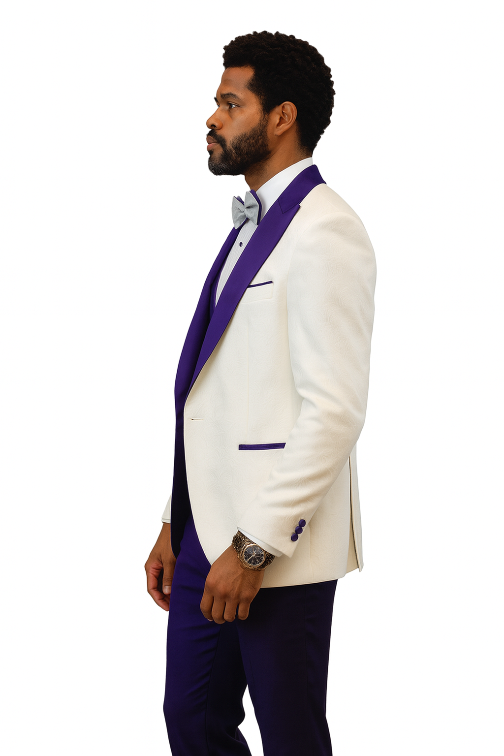 Hilton Paisley Peak Lapel Tuxedo Set