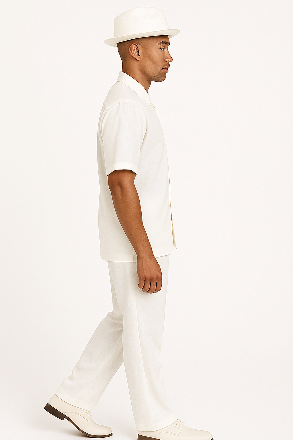 Mens Linen Walking Suit - "White" Summer Outfit - Mens Linen Suit