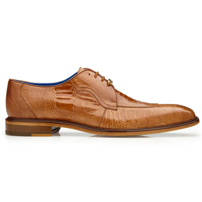 Belvedere Siena Ostrich Leg Moc Toe Dress Shoe