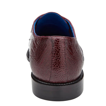 Belvedere Siena Ostrich Leg Moc Toe Dress Shoe