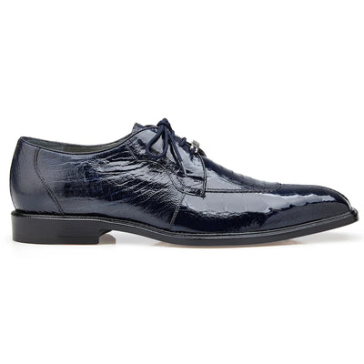 Belvedere Siena Ostrich Leg Moc Toe Dress Shoe