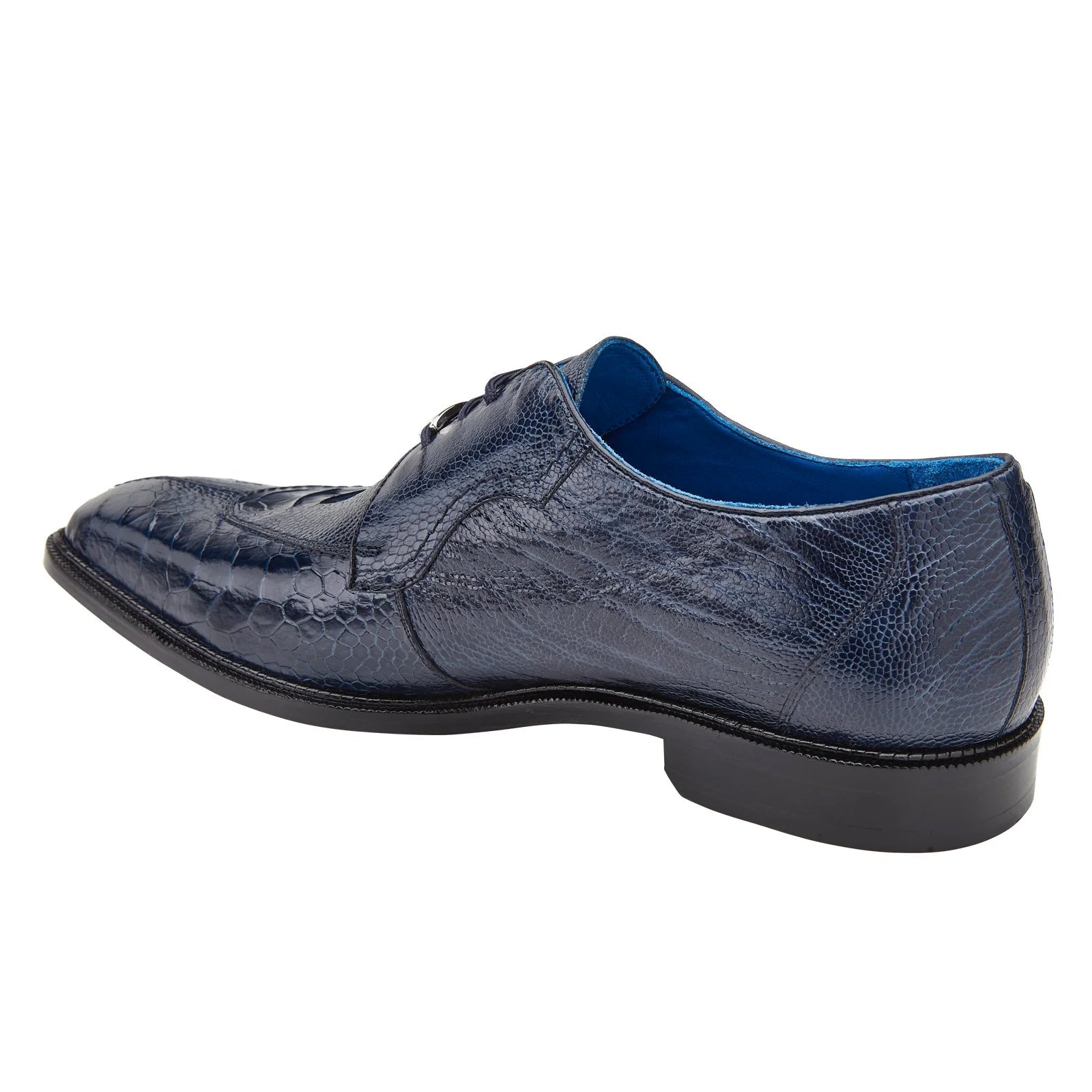 Belvedere Siena Ostrich Leg Moc Toe Dress Shoe