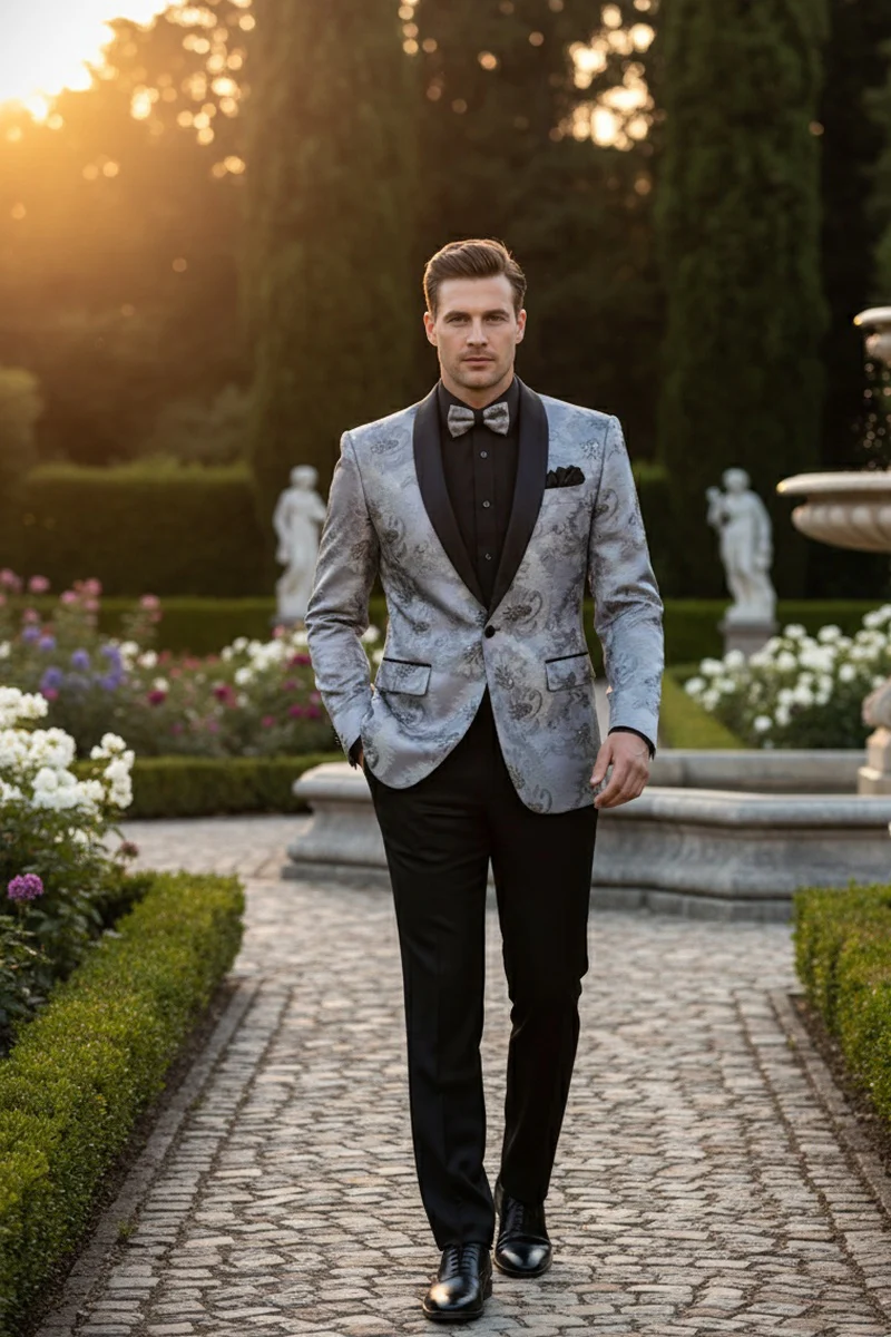 Silver Tuxedos Jacket