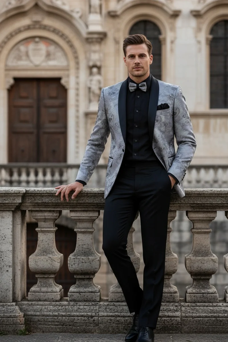 Silver Tuxedos Jacket