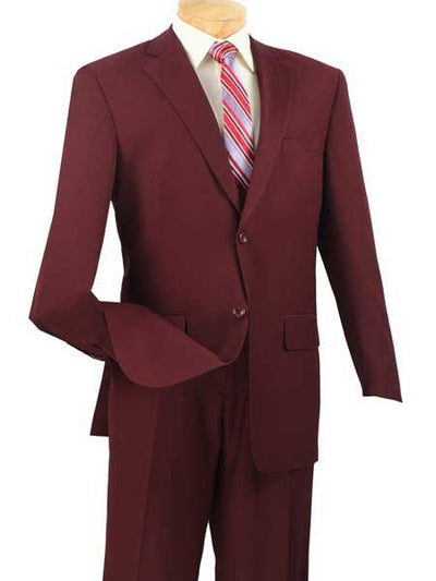 Men's 2 Piece Big And Tall Burgundy ~ Wine ~ Maroon Suit Extra Long Burgundy Suit