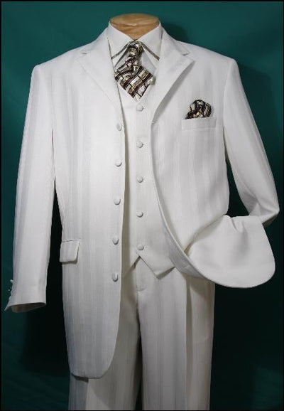 Fancy 5 button 34\ jacket Fancy stripe back center pleat