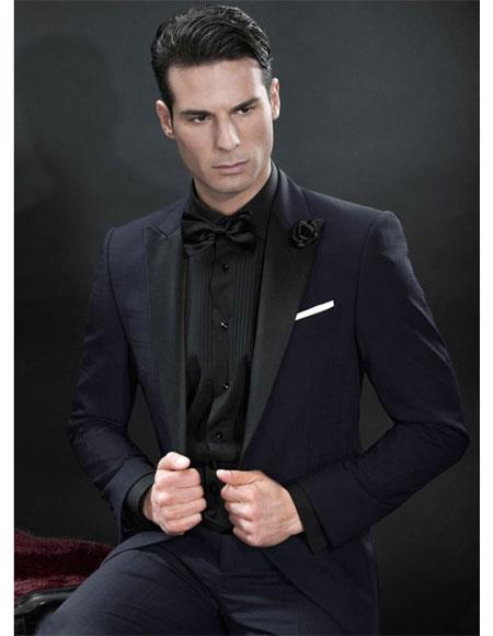 Country Tuxedos For Weddings Mens Western Traje Vaquero Black Suit & Tuxedo