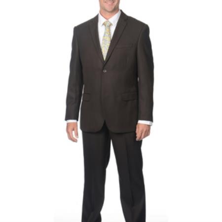 Men's Charcoal Grey Double Breasted Suits Slim Fit Suit