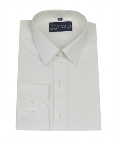 Affordable Clearance Cheap Mens Dress Shirt Sale Online Trendy - Slim Fitted White Men's Dress Shirt