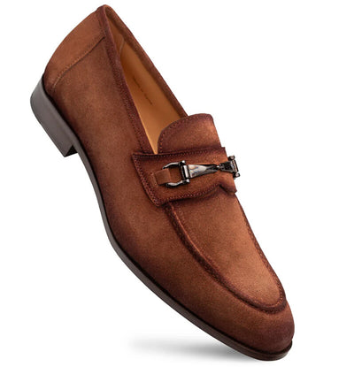Men's Sport Antique Suede Loafer by Mezlan