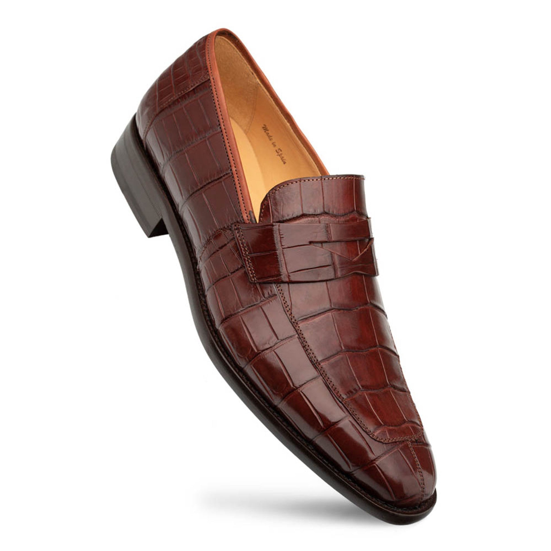 Mezlan Sport Piccolo Alligator Penny Loafer