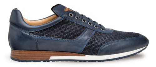 Maxim Calfskin/Suede Blue by Mezlan (Made in Spain)