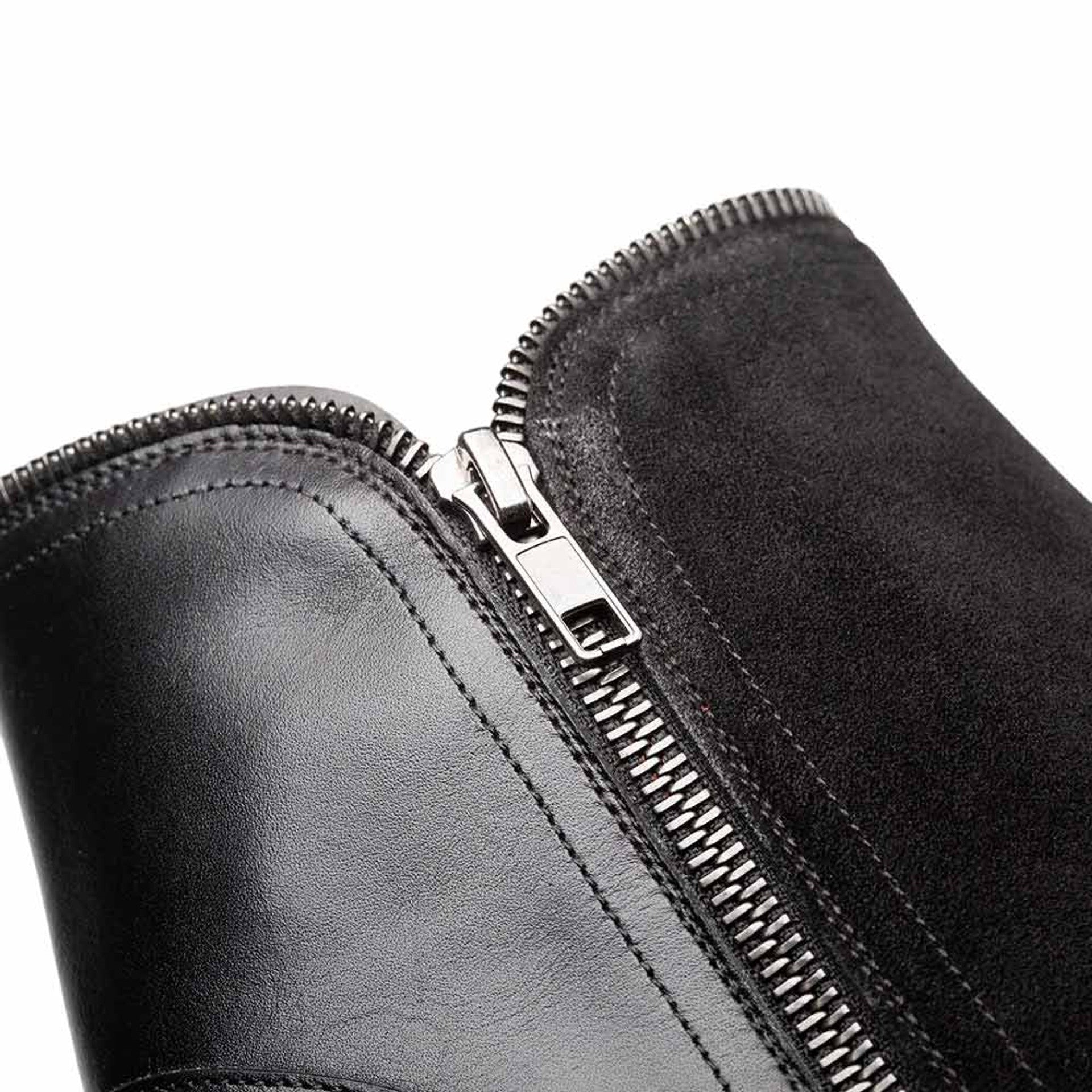 Men's Camilleri Calf/Suede Black Zip Boot Mezlan