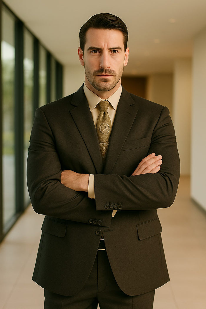 Suits For Big Man BIG & TALL CHARCOAL Discounted Sale Up to Size 82 SUIT HAND MADE - Color: Dark Grey Suit