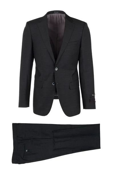 Porto Slim Fit Pure Wool Suit by Tiglio Luxe