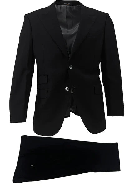 Santorini Slim Fit Pure Wool Suit by Tiglio Luxe