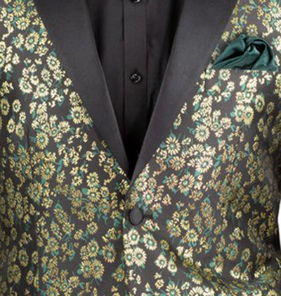 Emerald Green Sim Fit Tuxedo 2-Piece Set