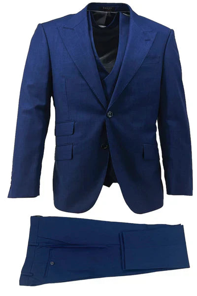 Prosecco Modern Fit Wool Suit & Vest by Tiglio Luxe