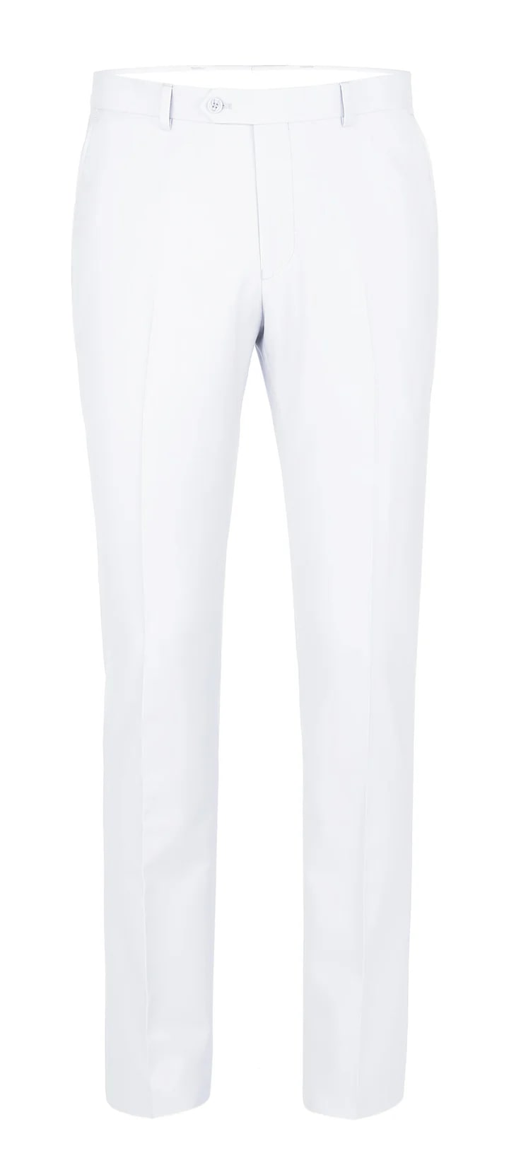 Men's Classic Two Button White Suit