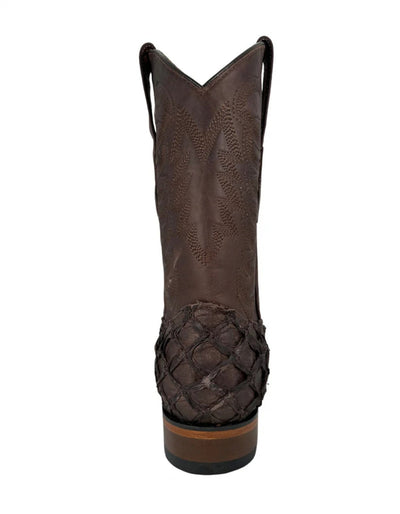 Los Altos Pirarucu Wide Square Toe Boot
