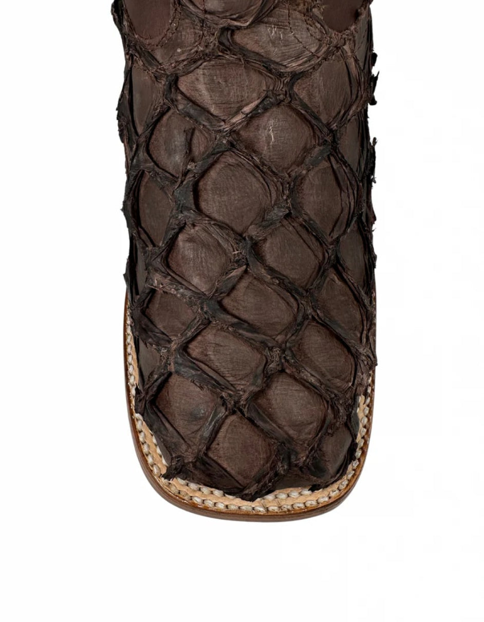 Los Altos Pirarucu Wide Square Toe Boot