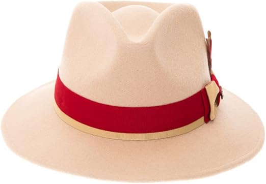 Grayson Wool Traveler Two Tone Fedora Hat