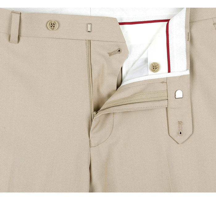 Classic Two Button Suit with Vest Option - Light Tan